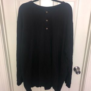 Long Sleeve Men’s Shirt in Black